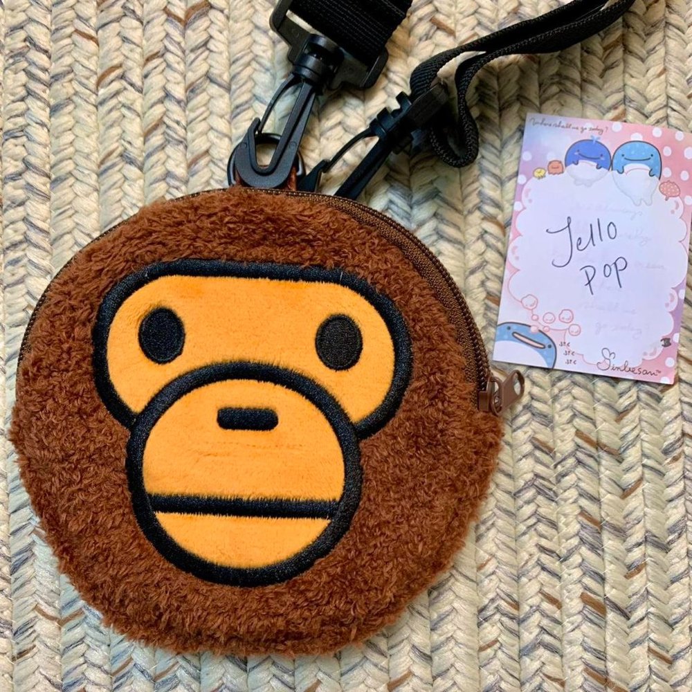 ⭐️ A bathing ape bape baby Milo crossbody bag kawaii